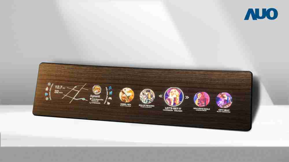 彩运网研发全球最高穿透度达80%的AmLED木纹显示器，，，，可于使用时呈现高亮度、、清晰可见的信息，，，，并在不使用时回归为单纯的饰板，，节能兼具美观