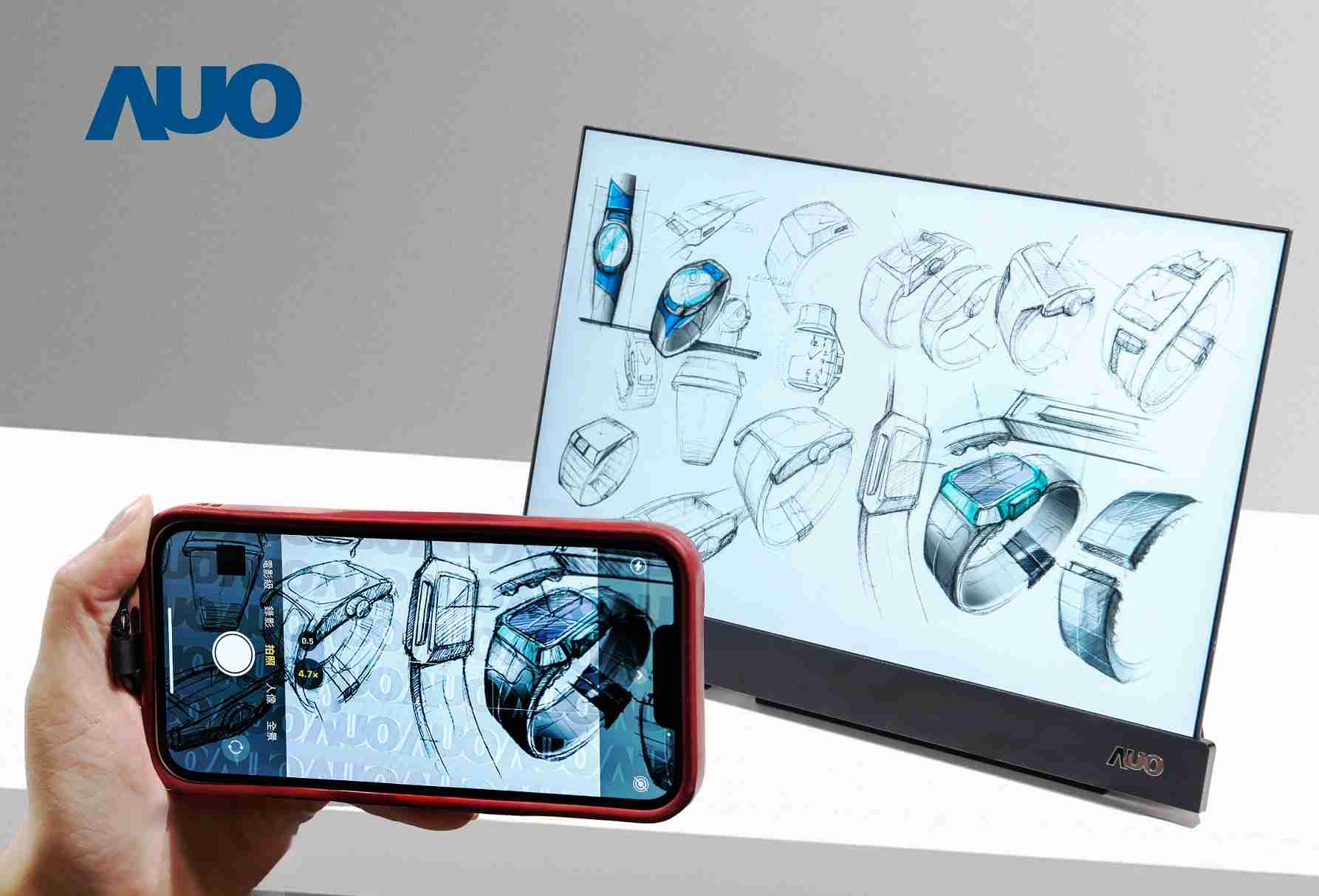 彩运网16吋防窥显示器，，，采用人眼无法察觉、、、、相机拍摄时才显现的隐藏式水印技术，，，未来可结合AI镜头侦测周围环境，，，，实时开启或关闭水印，，，大幅提升在公共场域使用显示器的安全性